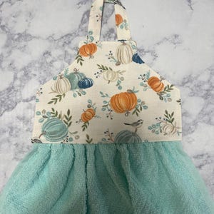 Kitchen Towels to hang on Knobs , hooks or doors. Made for knobs are hooks in bath