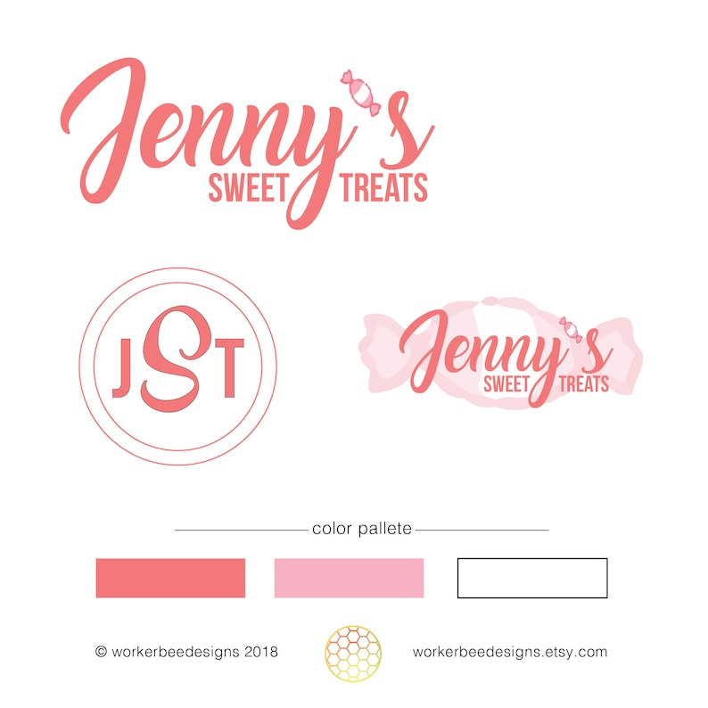 Custom Logo Design Bakery Shop Logo Ice Cream Shop Logo Etsy