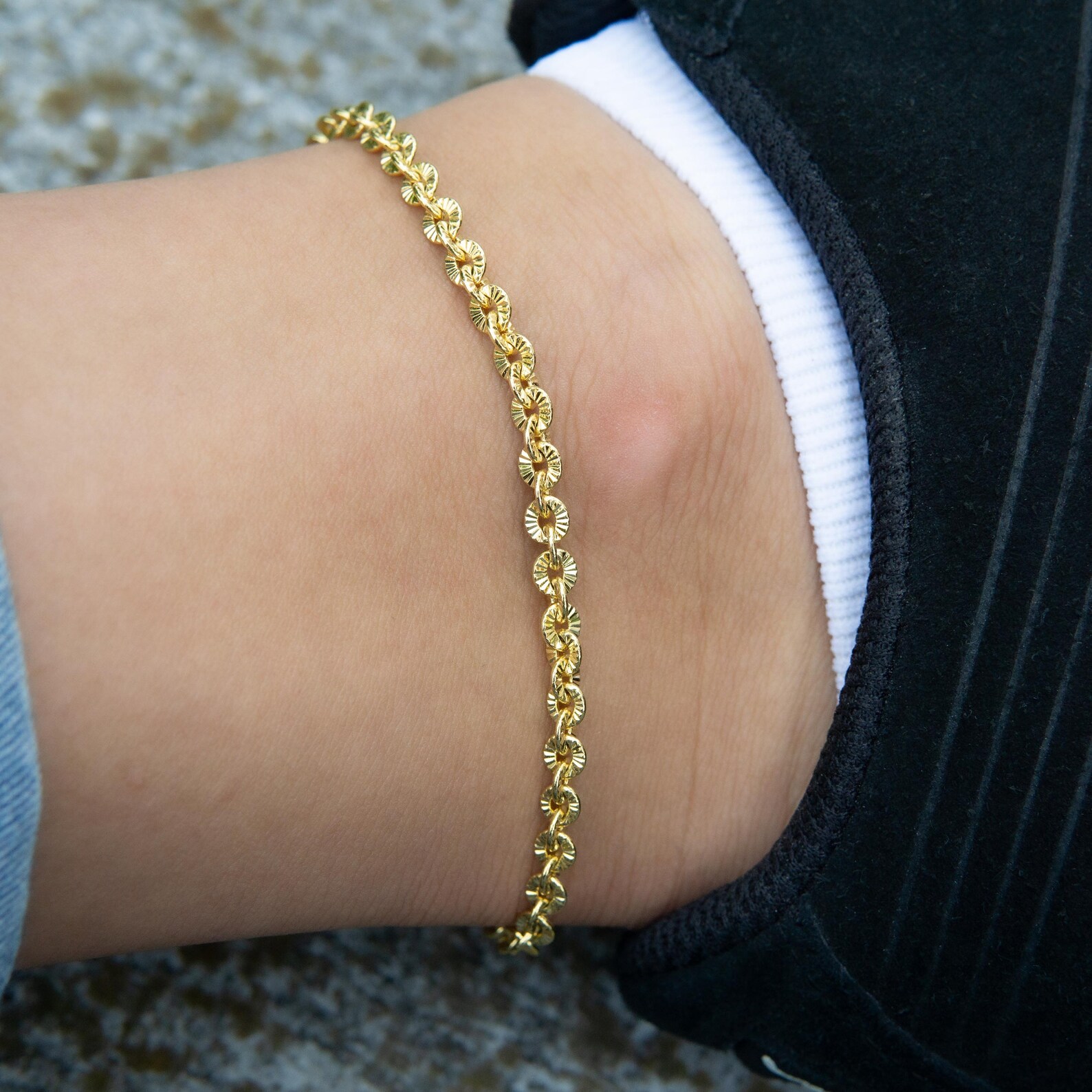 Chunky Gold Chain Anklet for Women Gold Ankle Bracelet Thick Etsy