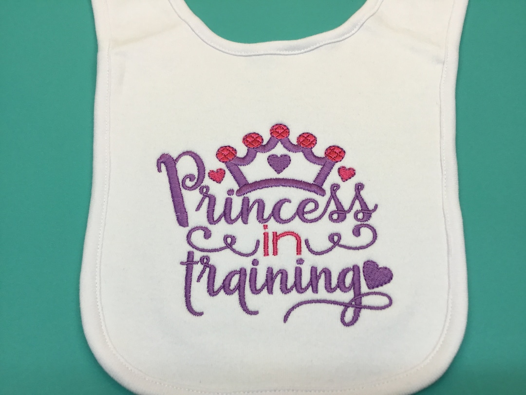Princess Baby Bib, Princess in Training, Princess Baby, Bib for Girls