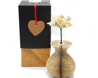 Paper Vase Personalised Message