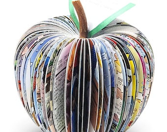 Superhero Gift for Him – Personalised Comic Book Apple – Anniversary Gift For Man – 4th Anniversary Fruit Gift – Handmade UK