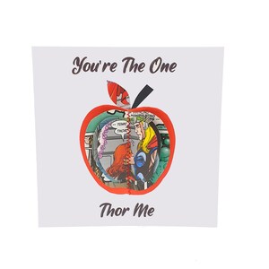 Eres el indicado Thor Me, tarjeta de superhéroe, tarjeta de cumpleaños, tarjeta de aniversario