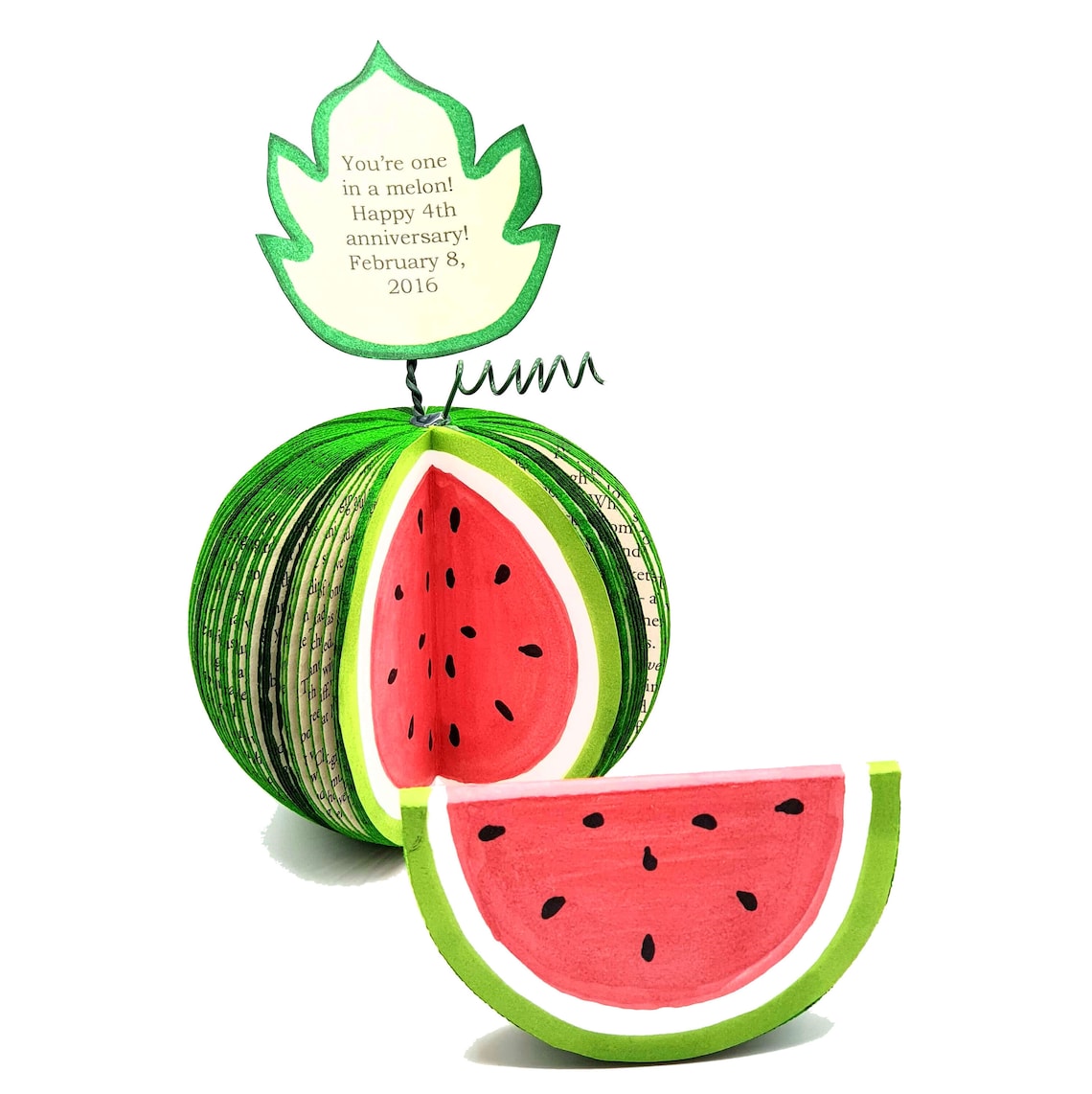 Fruit Anniversary Gift 4th Anniversary Gift Watermelon Etsy