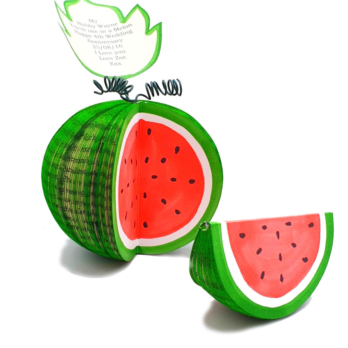 Fruit Anniversary Gift 4th Anniversary Gift Watermelon Etsy