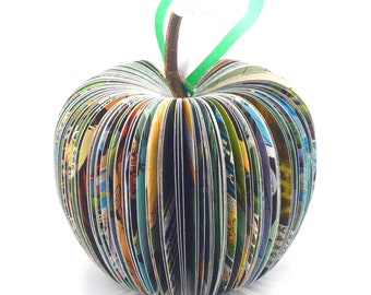 Superhero Gift Apple – Personalised Comic Book Apple – 4th Anniversary Gift for Him – Geek Gift