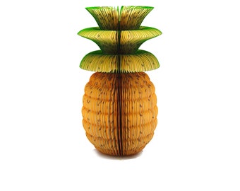 Book Pineapple Gift – 4th Wedding Anniversary Fruit Gift – 1st Paper Anniversary Gift – Handmade Book Art Decoration