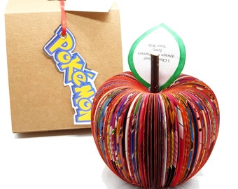 Pokemon Apple Gift – 4th Anniversary Gift for Him – Personalised Book Apple – Fruit Anniversary Gift