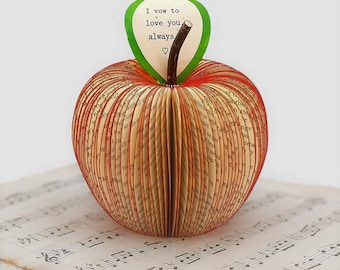 Personalized Anniversary Gift – Fruit Sculpture Made With Your Words – Song Lyrics Gift – Wedding Vow Gift – 4th Anniversary