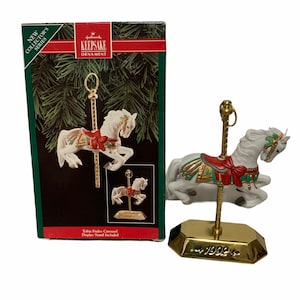1992 Hallmark Keepsake Ornament Tobin Fraley Carousel Horse