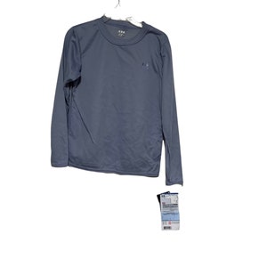 Vtg 1999 Dames In Sport F855 Power Dry Lange Mouw Tee in Blauw Sz Sm NWT
