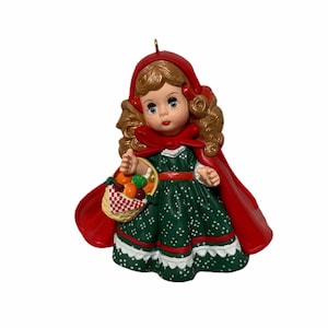 Vintage Mark Weihnachtsschmuck Madame Alexander Rotkäppchen 1997