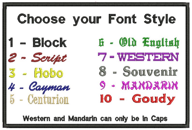 Custom Embroidered Oval Patch 8 X 3 Name Patch Iron on or Sew on Add