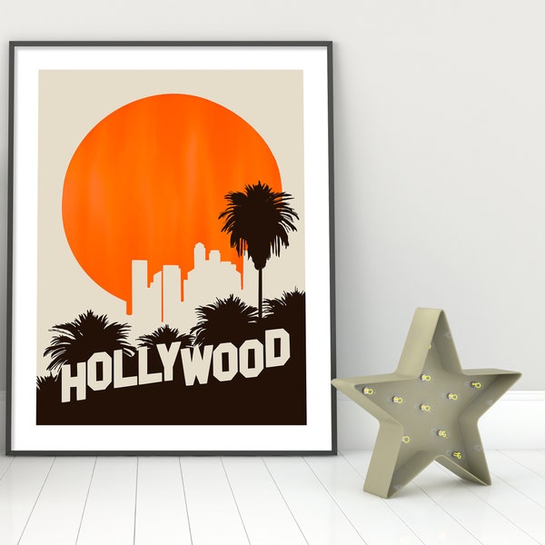 Hollywood Sign - Etsy