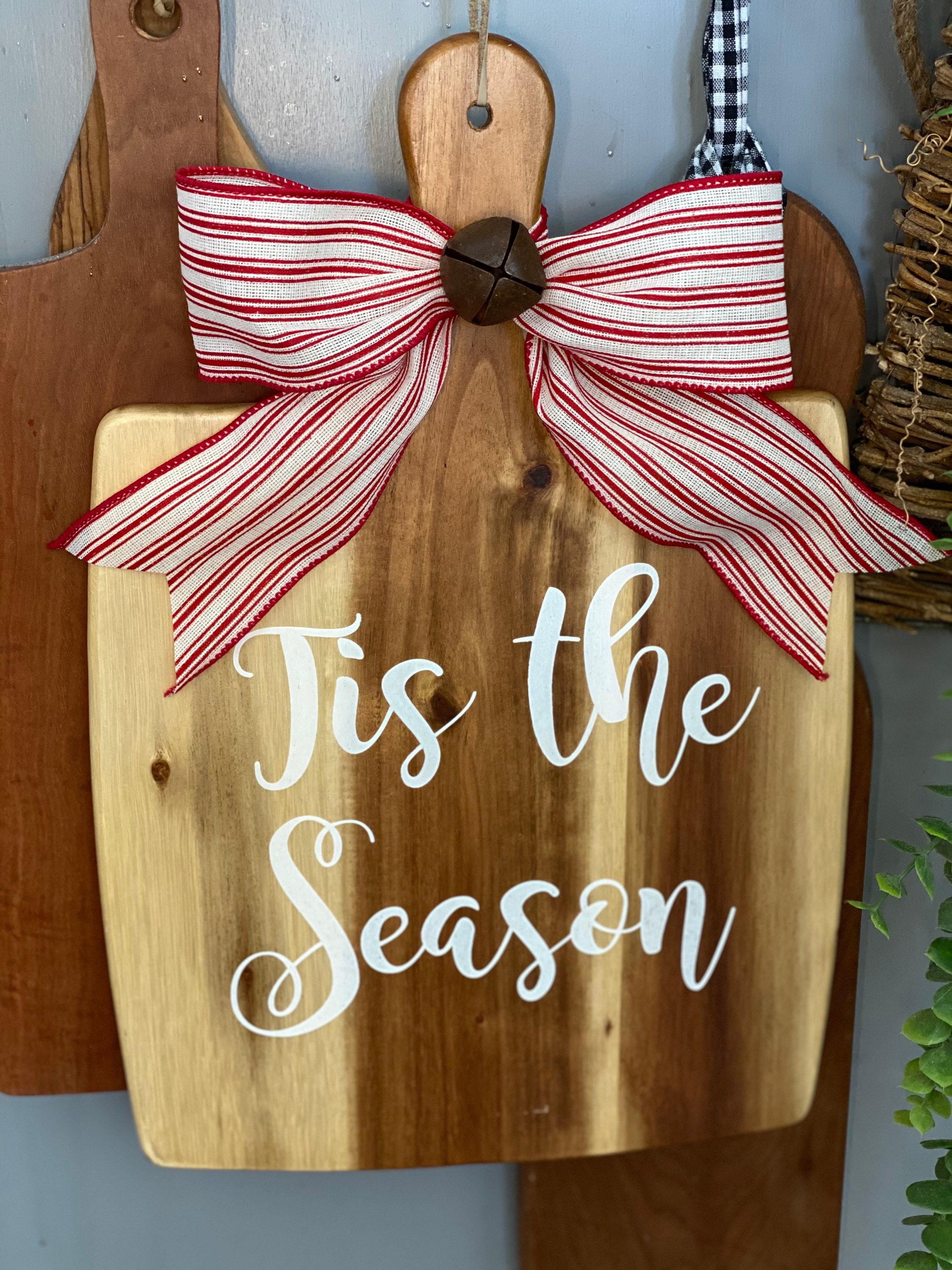 Christmas Cutting Board / Christmas Decor / Wood Cutting Board Etsy