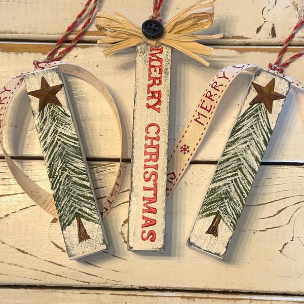 Rustic Ornaments - Etsy