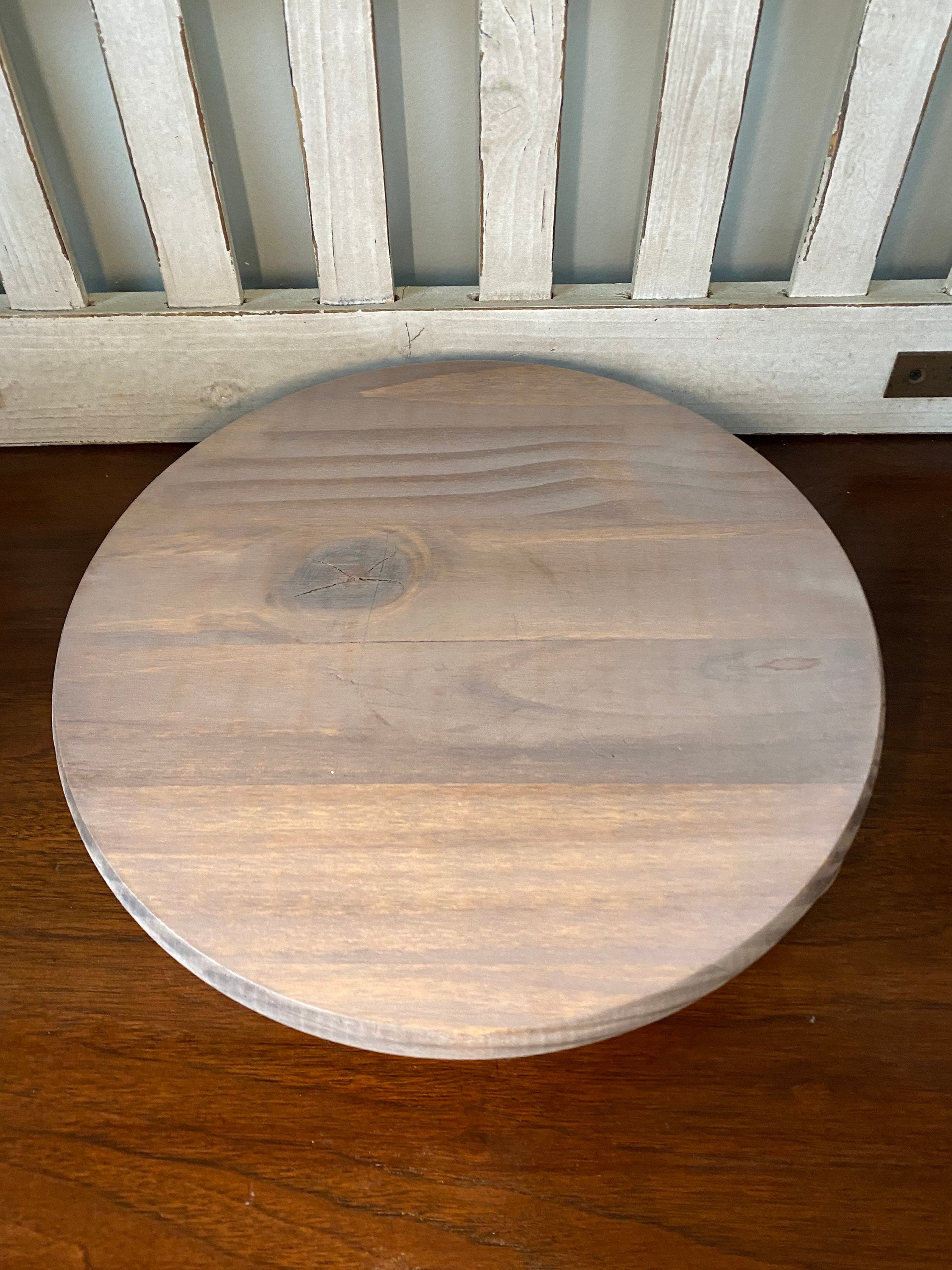 Round Wood Riser / Wood Pedestal / Wood Riser Decor / Wood Etsy