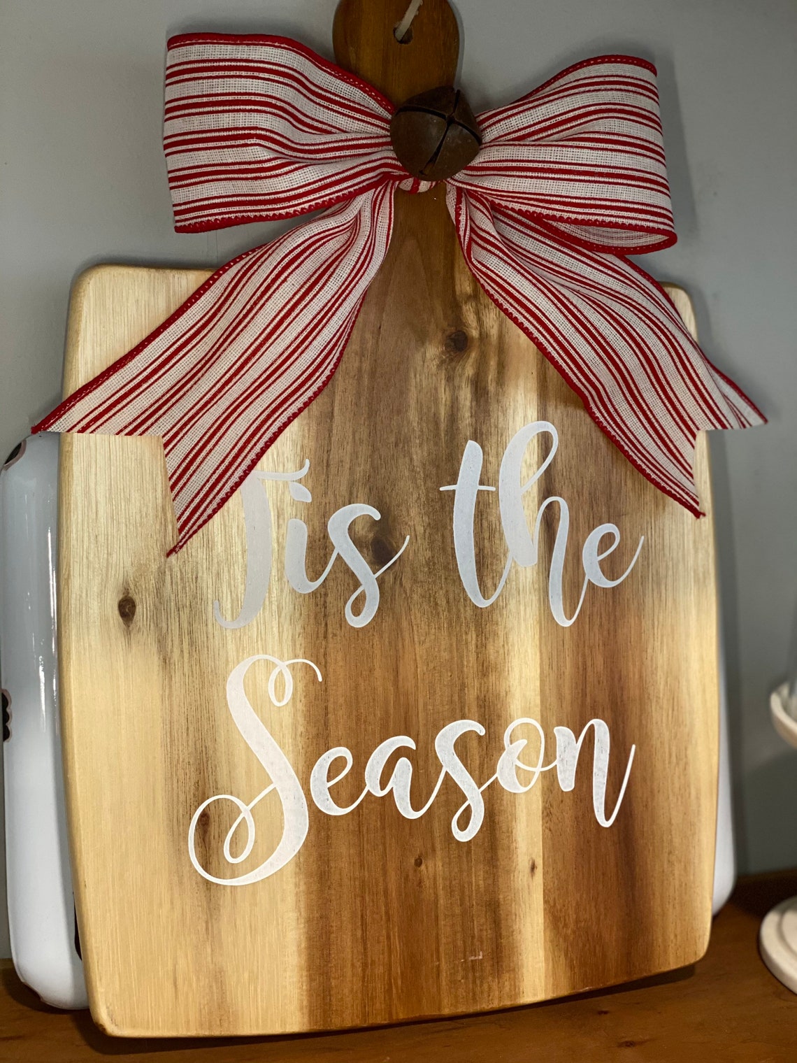 Christmas Cutting Board / Christmas Decor / Wood Cutting Board Etsy