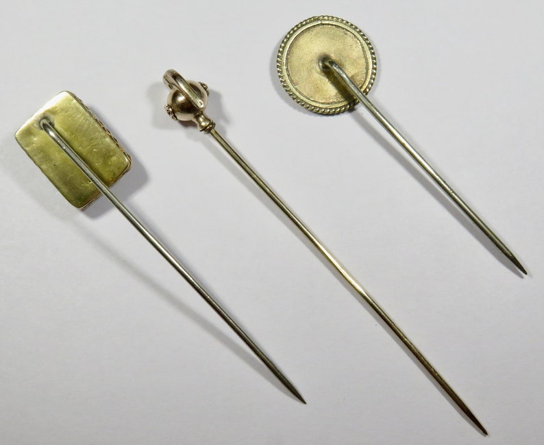 Antique Edwardian Art Deco Roman Gladiator Soldier Stick Pin Lot