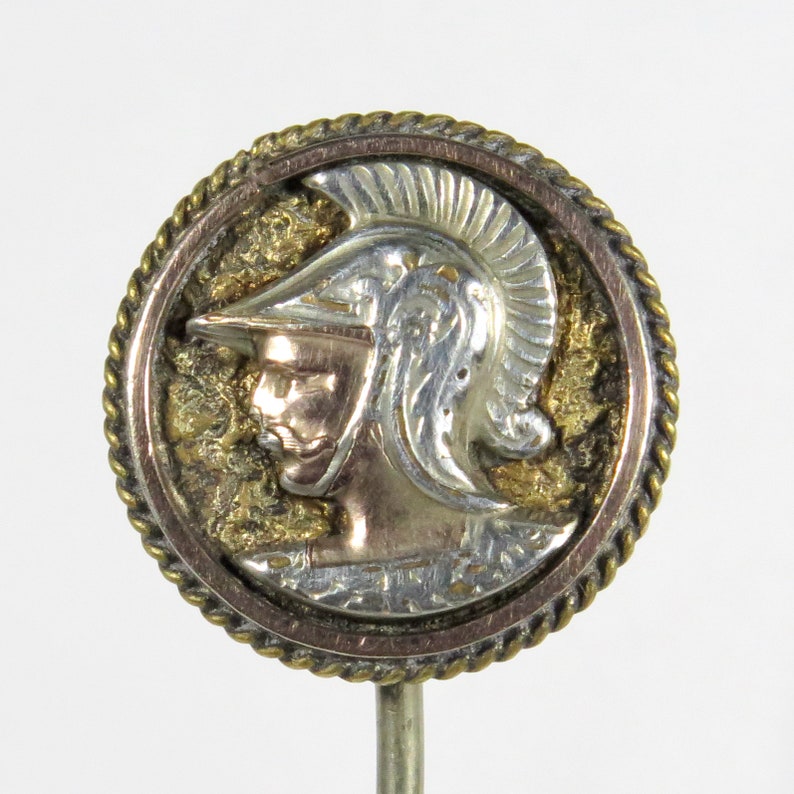 Antique Edwardian Art Deco Roman Gladiator Soldier Stick Pin Lot