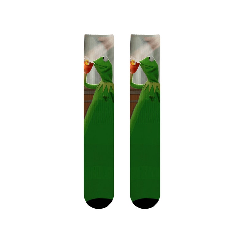 Christmas socks Kermit but that/'s none of my business socks Sport socks 9M050 Meme socks Dad socks Present socks funny tube socks
