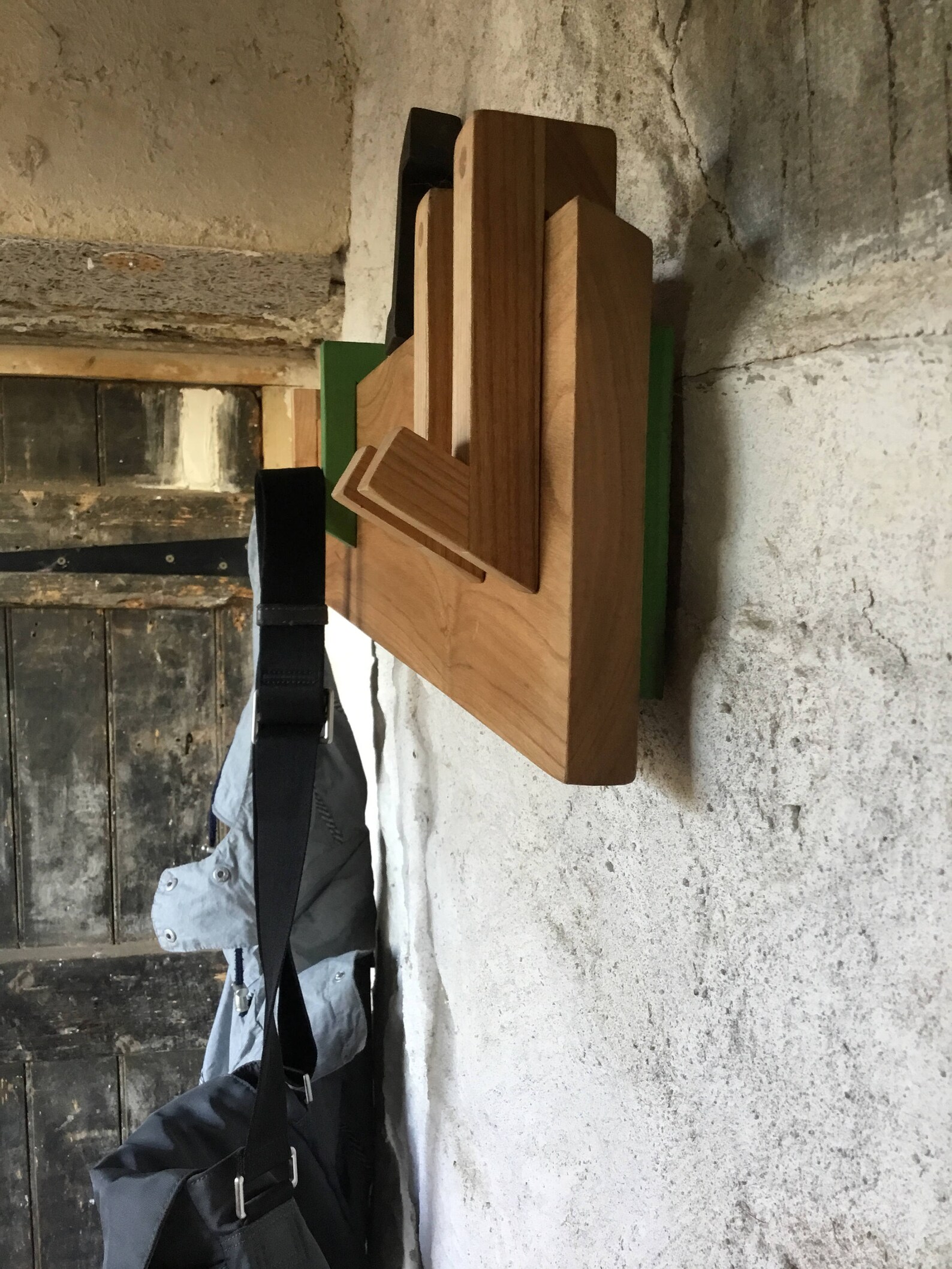 Coat rack / hangers hat wall mounted with French cleat hook Etsy