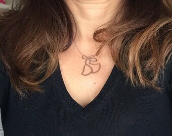 Elegant dervish infinity necklace