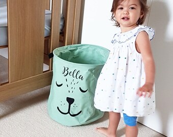 personalised baby laundry basket