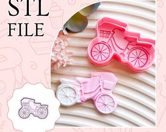 Bicycle Cookie Cutter STL File – Instant Download for 3D Printing – Bike Shape Cutter for Cookies, Bakery, and DIY Project