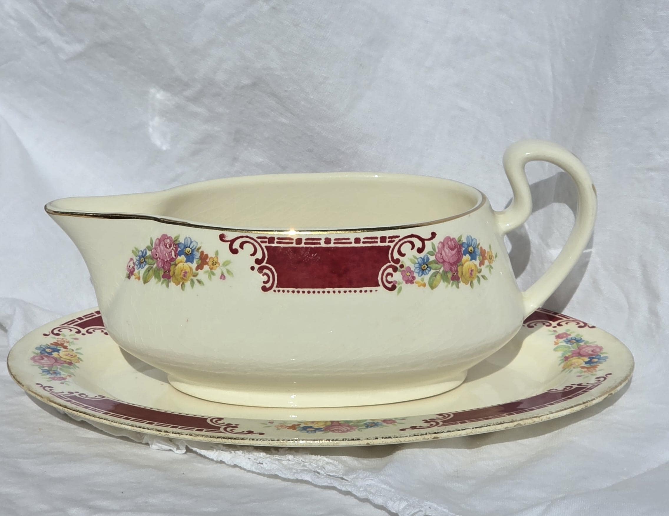 Homer Laughlin 345-1461 Appetizer Plate, Butterscotch