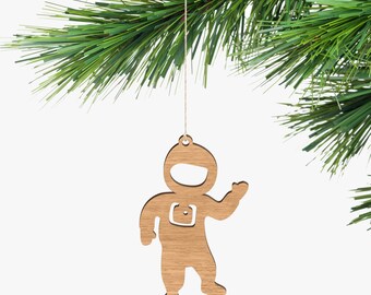 Astronaut Souvenir Ornament - Tasmanian Oak Wood