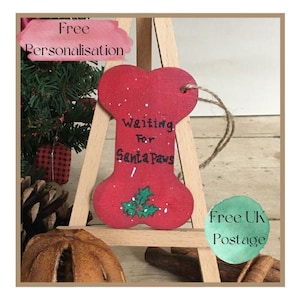 Decoração de Natal personalizada para cães, decoração artesanal, decoração para cães, decoração de cães de natal, decoração de madeira, decoração de natal