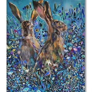 Magischer Hase Leinwanddrucke von Sue Gardner