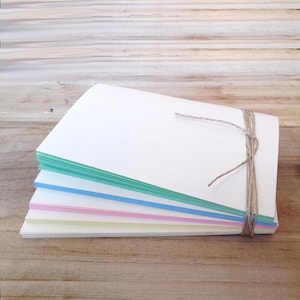 Inserti per taccuino dei viaggiatori Midori. Set di 4 ricariche per quaderni: A7 A6 Pocket Passport Personal 11 colori Pastello e Arcobaleno per divertirsi a pianificare
