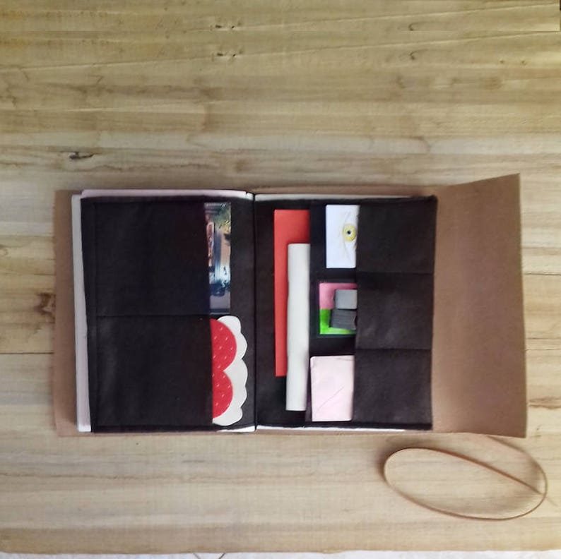Travelers Notebook Wallet Insert in 16 Colors Felt Fabric to Etsy