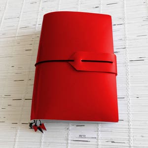 B6 Cubierta de cuaderno de viajeros veganos Cuadernos Midori de todos los tamaños Elija su color Rosa Blanco Plata Oro Negro Azul Verde Blanco Rojo Amarillo Marrón
