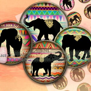 Digital Printable Sheet Cabochon Images 1.5 Inch 1inch 16,12mm Round ...