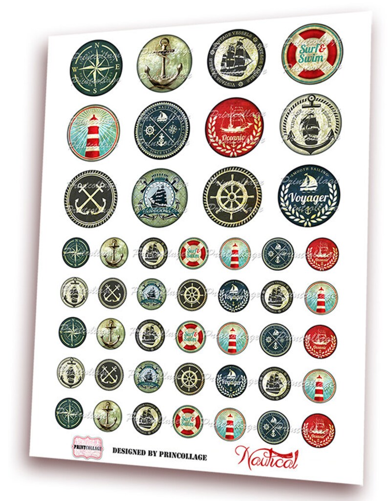 Digital Printable Sheet Cabochon Images 1.5 Inch 1inch 20mm - Etsy