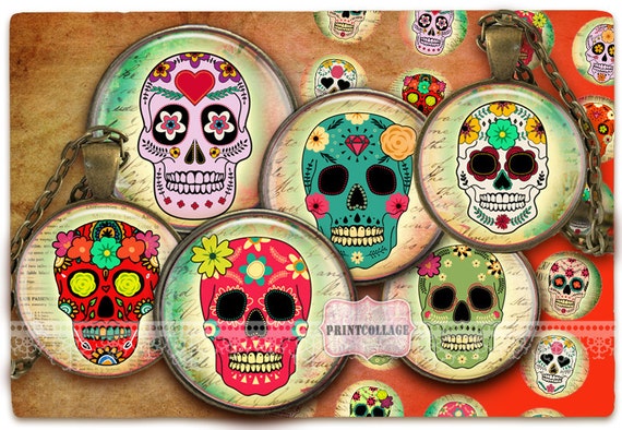 Digital Printable Sheet Cabochon images 1.5 inch 1inch 1814mm | Etsy