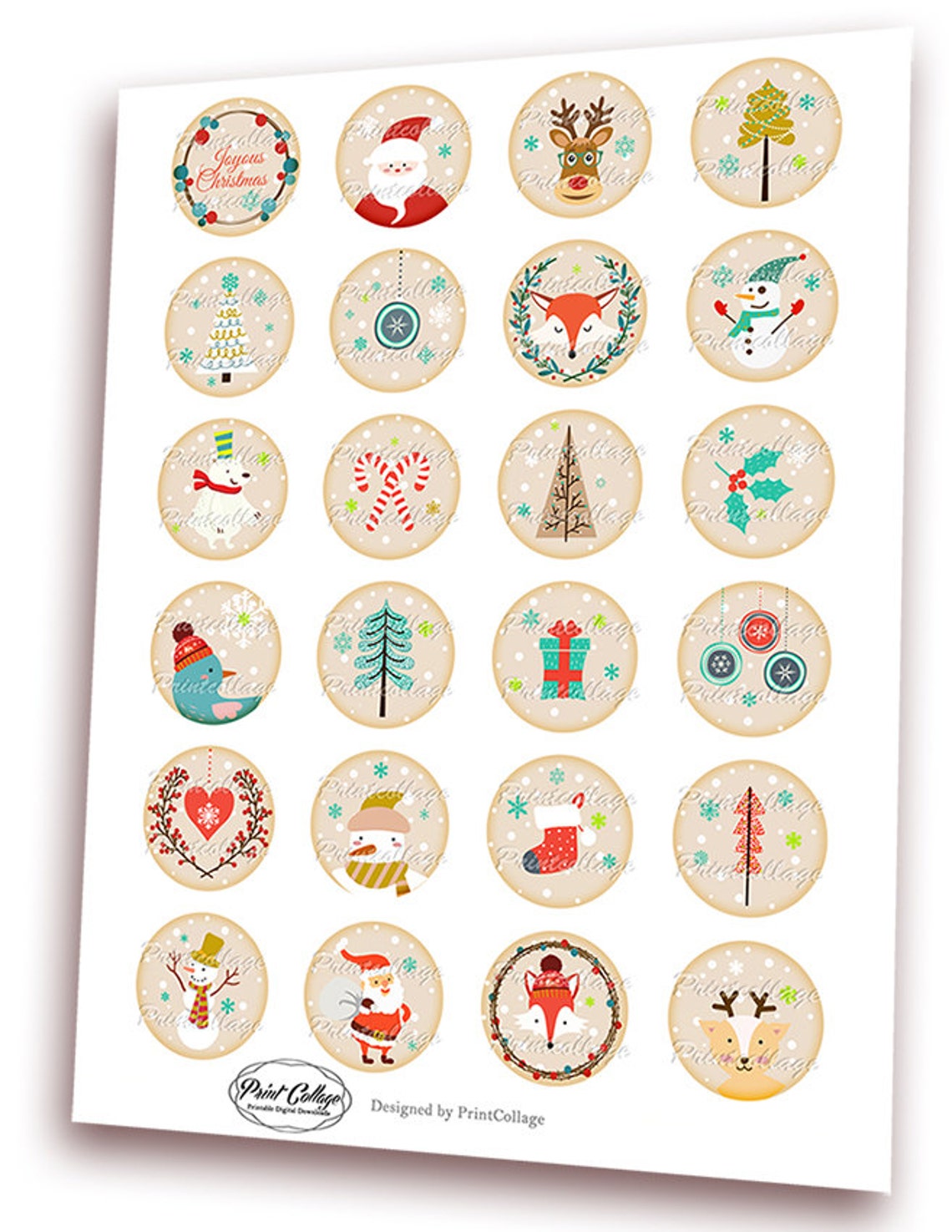 Cabochon Images Digital Printable Sheet Printable Images 1.5 - Etsy