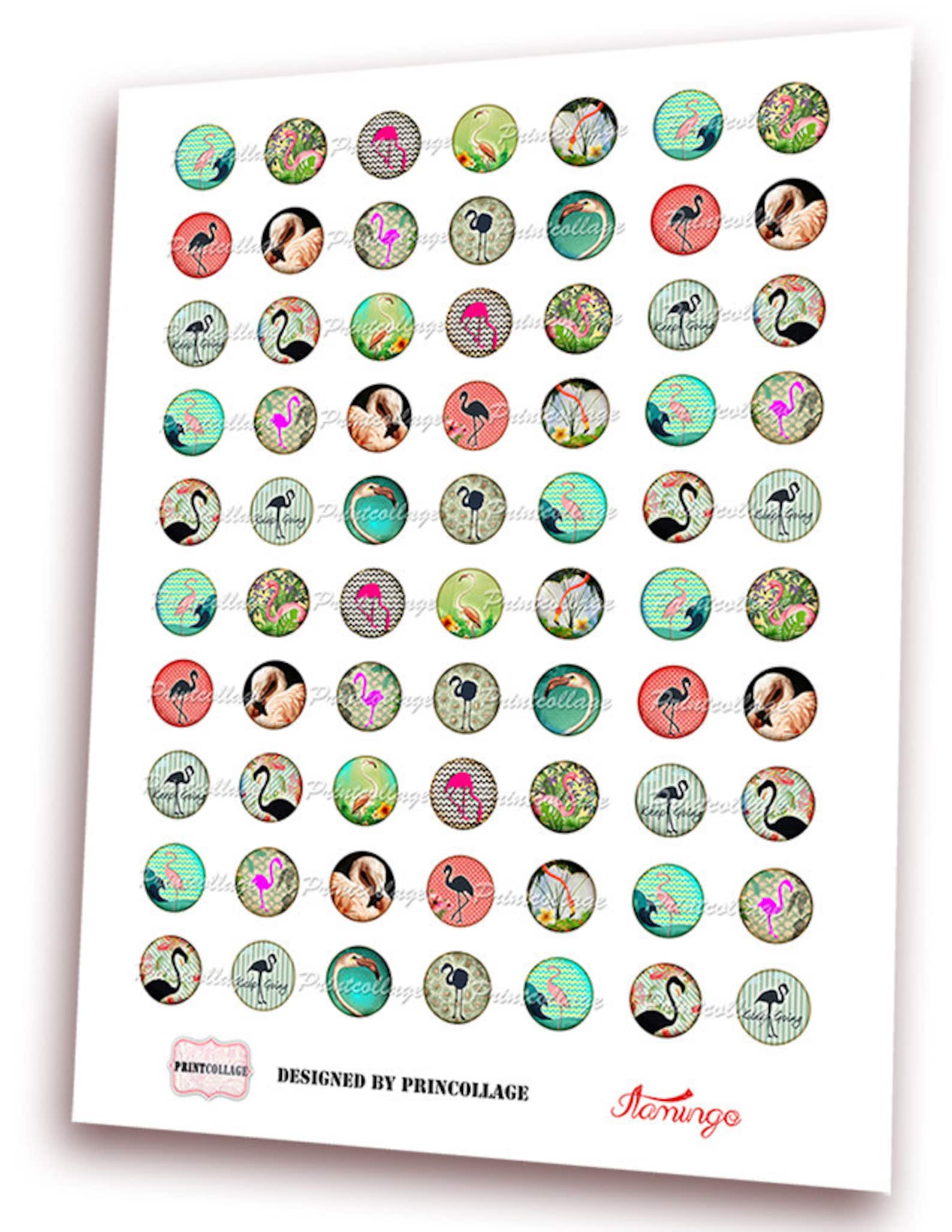 Digital Printable Sheet Cabochon Images 1.5 Inch 1inch 1814mm | Etsy