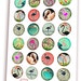 Digital Printable Sheet Cabochon Images 1.5 Inch 1inch 1814mm - Etsy