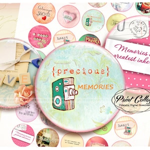 Images imprimables numériques pour machine à boutons 1,313 pouces épingle, boutons plats, boutons Flair, clipart citations motivantes, souvenirs b161