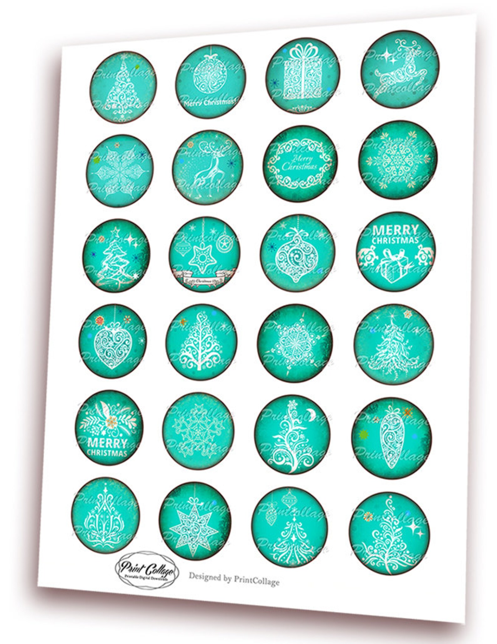 Cabochon images Digital Printable Sheet Printable images 1.5 | Etsy