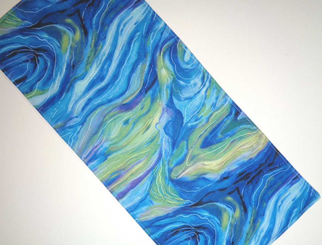 Ocean Tank Runner, Tropical Blue Tank Runner, Tropical Shelf Runner - Etsy