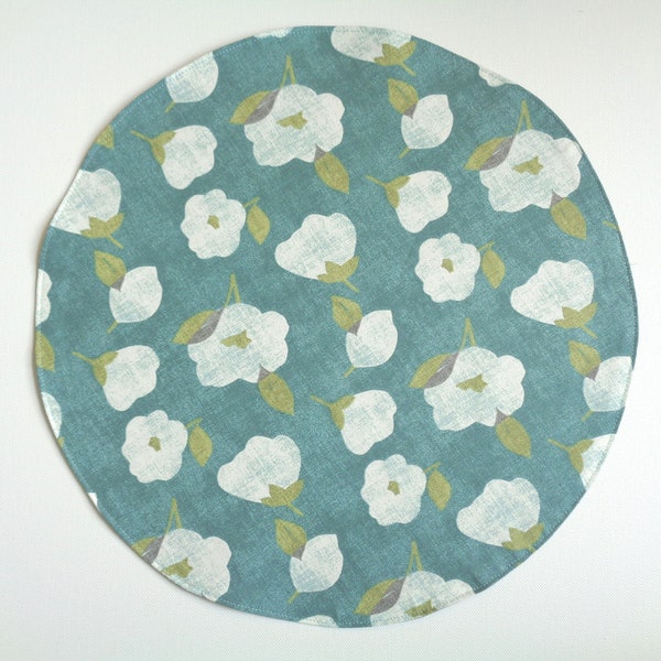 Round Floral Table Placemats Etsy