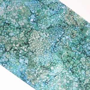 Turquoise Water Table Runner, Tranquility Table Runner 36 Inch, Tranquil Décor Light Turquoise