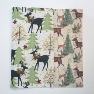 Christmas Placemat, Reindeer Placemat, Tree Placemat, Reversible Placemat