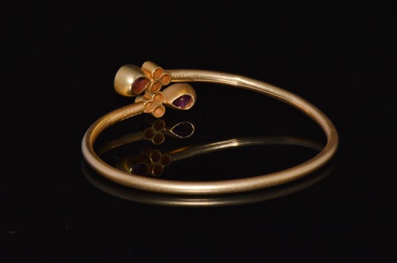 Italian Ruby Diamond Stacking Bangle - Certified … - image 6