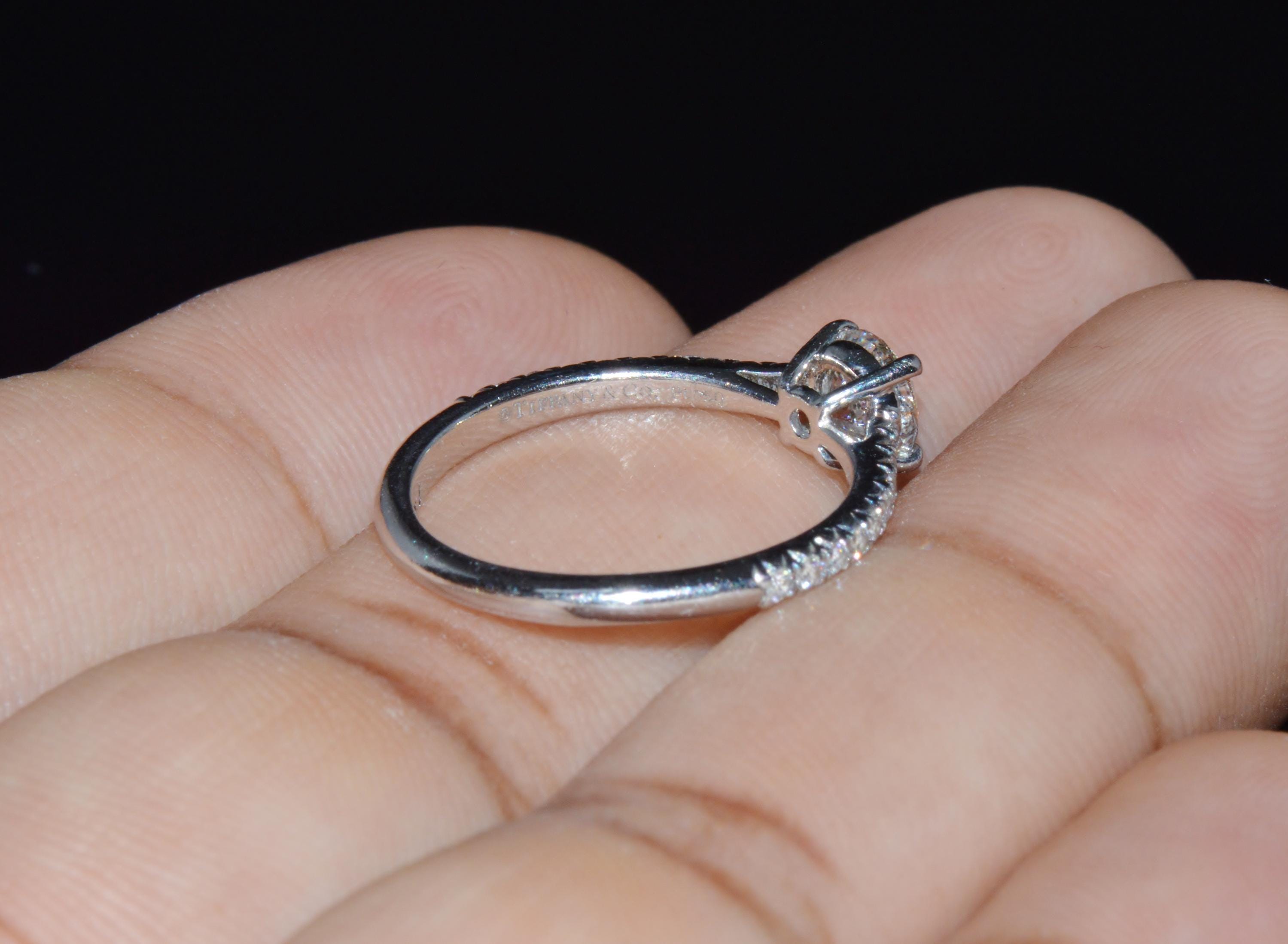 Authentic Tiffany & Co. Platinum Wedding Ring - Tiffany Novo Ring